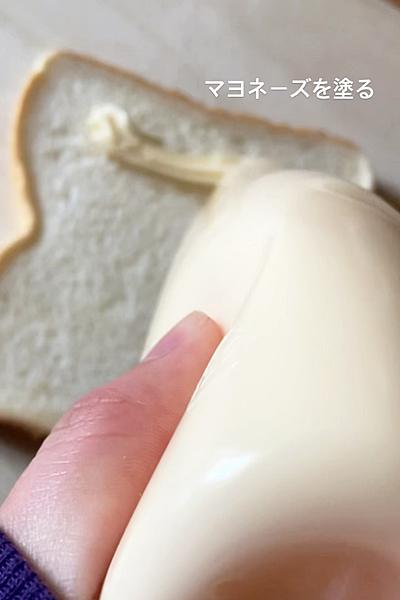 明太子ふりかけで明太マヨトースト🍞