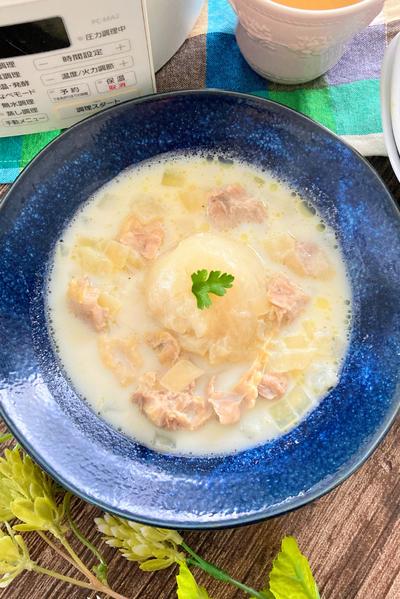 蕪の丸ごとミルクスープ