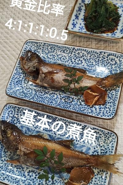 黄金比率で基本の煮魚　ムツ
