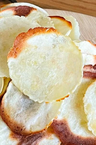 揚げない！材料2つでポテトチップス作り方！