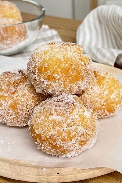 1つ5円！材料4つで節約ドーナツ作り方！