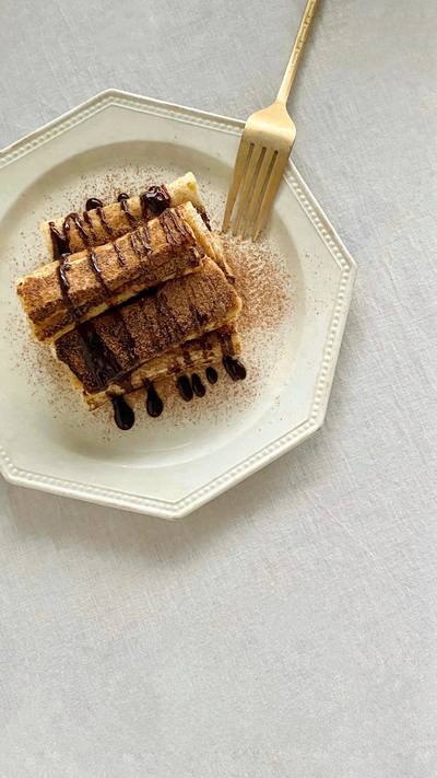 この上なく罪の味…🤦🏼な、フレンチトーストロール。