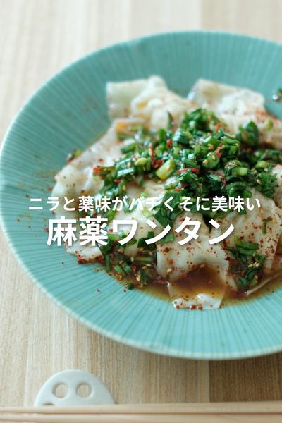 無限に食べたくなる！病みつき麻薬ワンタン！