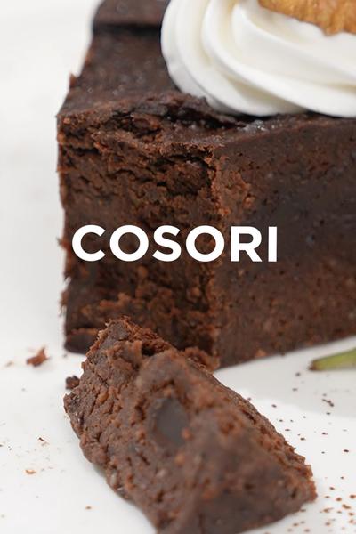 ノンフライヤーで簡単に作る黒豆とくるみのブラウニー