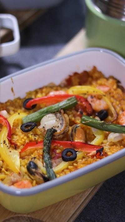 パエリア弁当の作り方