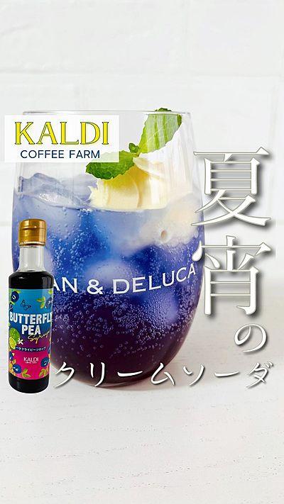KALDI 夏宵のクリームソーダ