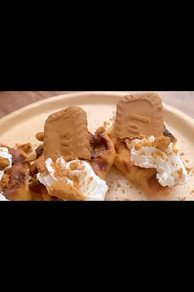 【campでカフェ風クロッフル】