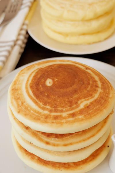 小麦みたいなふんわり感！「米粉の厚焼きパンケーキ」