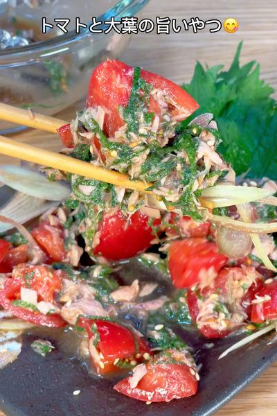爆食トマトサラダレシピ🍅