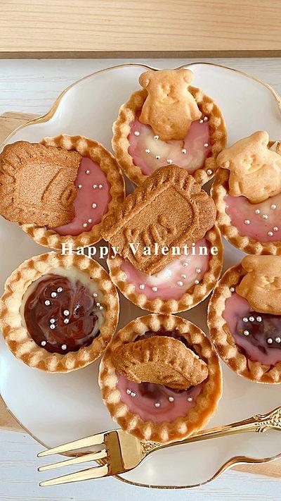 簡単に作れる可愛すぎるミニ生チョコタルト🍫💭
 