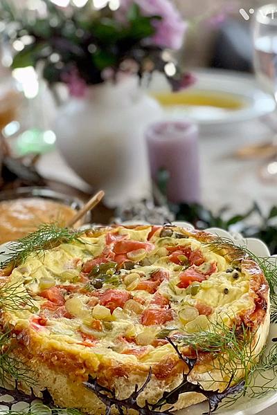 フライパンで簡単❣️映えキッシュ