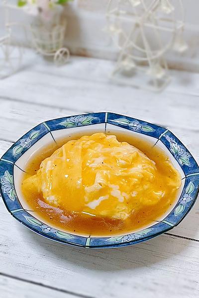 簡単！卵とご飯で作る飲む天津飯