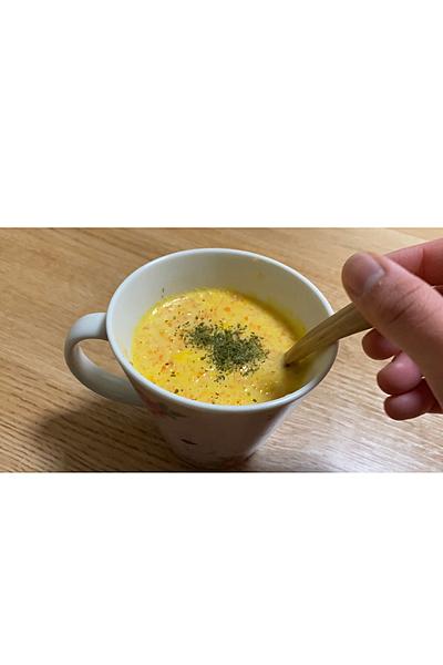 にんじんと玉ねぎのスープ🥕