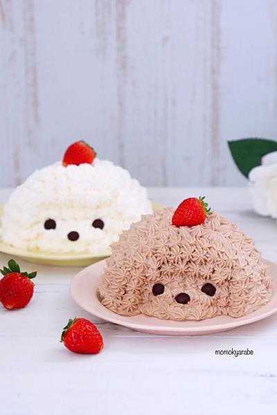 トイプードルのハーフケーキ