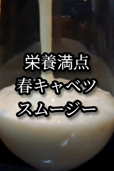 栄養満点！飲みやすい春キャベツスムージーの作り方