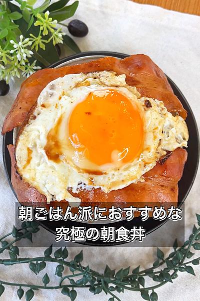 朝ごはん派におすすめな究極の朝食丼