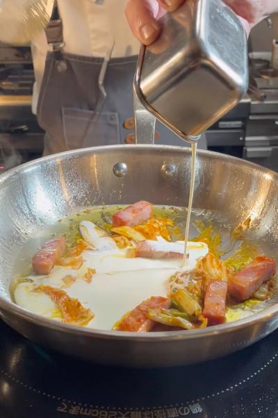 キムチベーコンクリーム