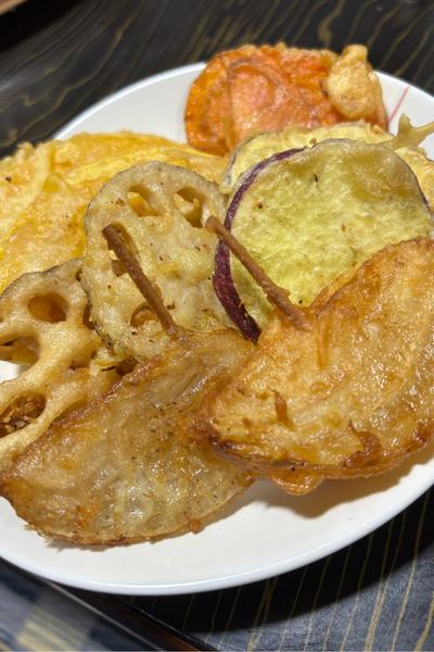 カリッとパリッと✨米粉の天ぷら衣🍤