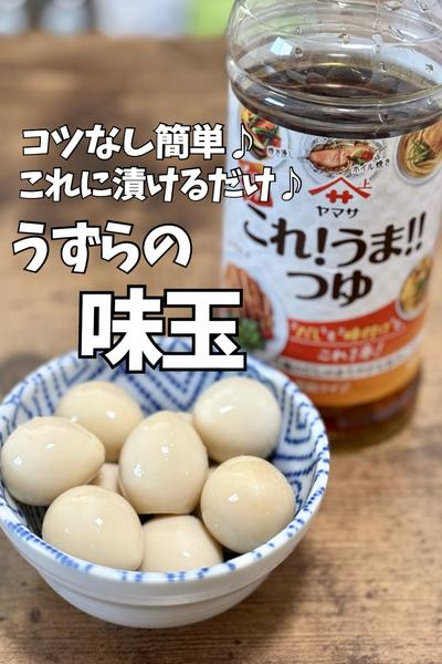 簡単なのに本格的‼︎うずらの味玉