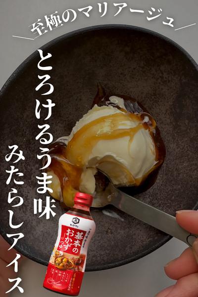 至極のマリアージュ とろけるうま味 みたらしアイス