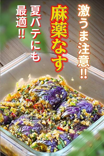 レンジで簡単なすレシピ♪中毒級に美味い『麻薬なす』