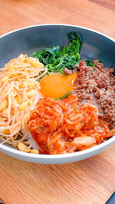 ワンパンで作れる簡単ビビンバ