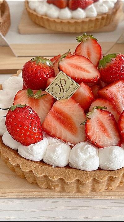 いちごチーズタルト🧀🍓🤍