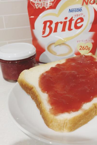 ネスレ ブライトを使って時短！簡単！苺ミルクジャム