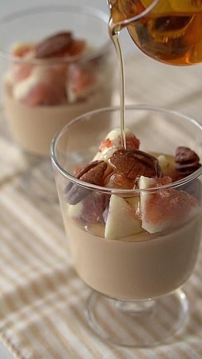 いちじくミルクティープリン