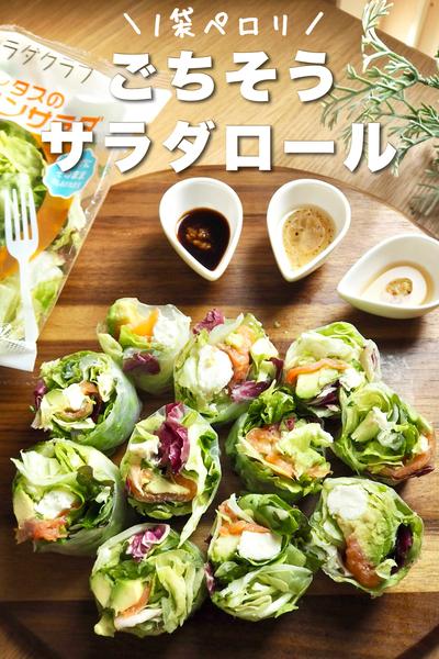 1袋ペロリ！ごちそうサラダロール