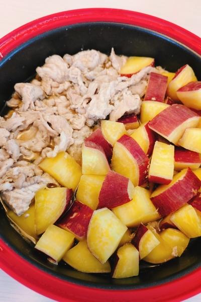 🍠豚とさつまいもの甘辛煮