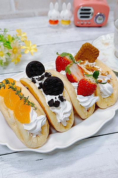 クリスマスにホケミでかわいいフルーツオムレット