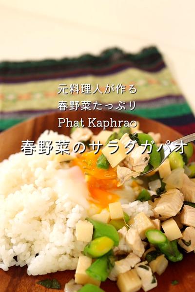 春野菜たっぷり！サラダガパオ