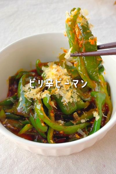 夏が来る前に覚えたい🫑ピリ辛ピーマンのおつまみ🍻