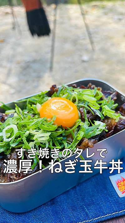 濃厚！ネギたま牛丼