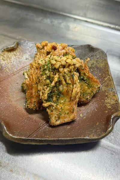 【カリカリえのきの磯辺揚げ】