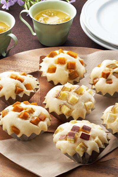 親子で作ろう！かぼちゃとさつま芋の蒸しパン