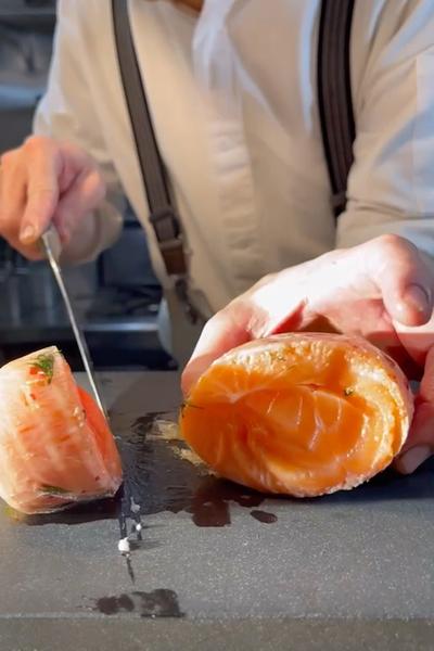 飲めるサーモンのレモンクリーム