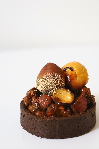 落ち葉のじゅうたんタルト