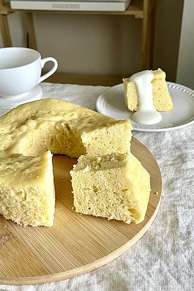 ホットケーキの材料でシフォンケーキ作り方！