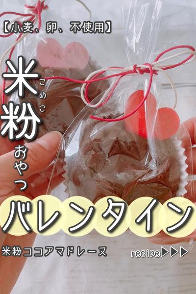 チョコデビューまだでもOK♡ココアマドレーヌ