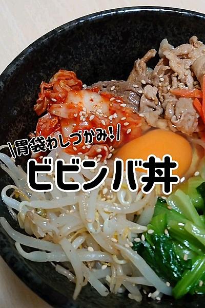 胃袋わしづかみ！ビビンバ丼