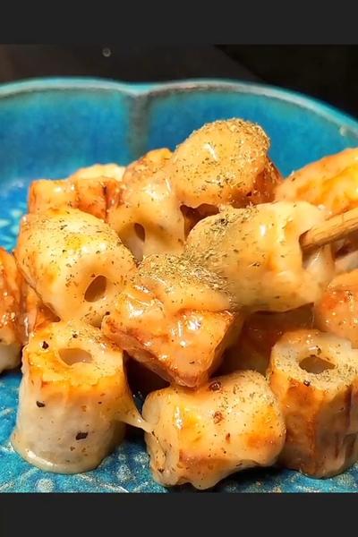 ちくわのマヨハニーマスタード和え