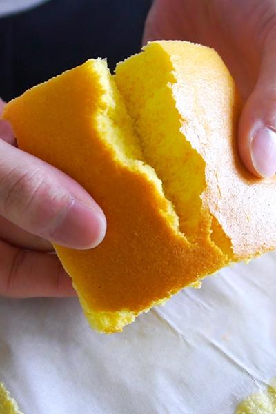 材料4つだけ！失敗しない台湾カステラ作り方！