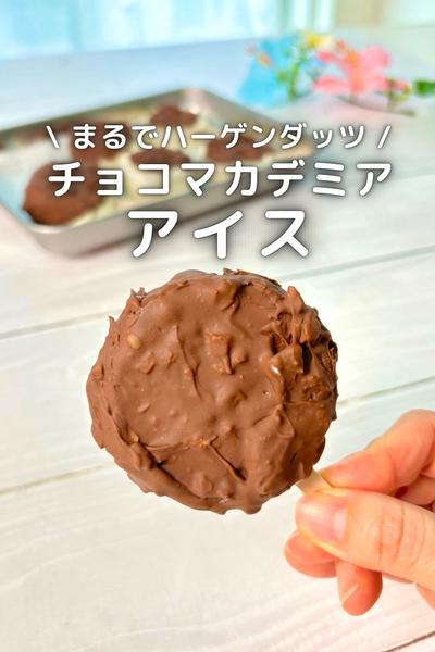 \ ペットボトルで作る /チョコマカデミアアイス