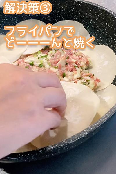 【包まない餃子】面倒な時に試したい、簡単時短な餃子