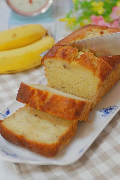 HMで作る「しっとり濃厚バナナパウンドケーキ」