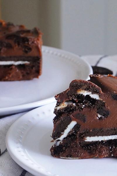 生チョコオレオケーキ作り方！