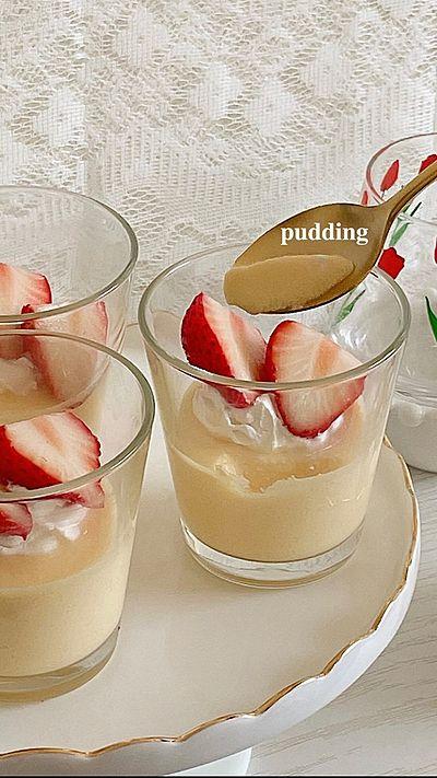 10分蒸して完成する簡単で濃厚なプリン🍮💭