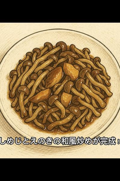 しめじとエリンギの和風炒め🍄‍🟫